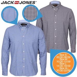 iBood Health & Beauty - Jack & Jones herenoverhemden, 100% katoen, in 2 kleuren maat L ? online: 14:00-19:59