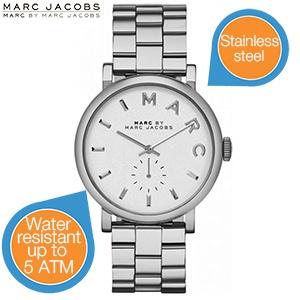iBood Health & Beauty - Marc Jacobs Unisex horloge, zilver, edelsteel ? waterbestendig tot 5 ATM