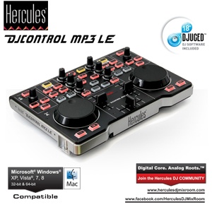 iBood - Hercules DJ Control MP3 LE MIDI controller
