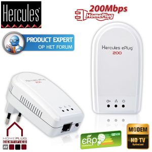 iBood - Hercules ePlug 200 Mbit/s - duopakket