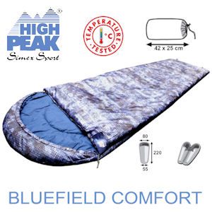 iBood - High Peak Bluefield Comfort slaapzak