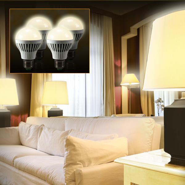 iBood Home & Living - 4-Pack LED E27-Lampen