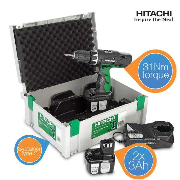 iBood Home & Living - Hitachi 14,4V accuschroefmachine