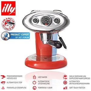 iBood Home & Living - illy Francis Francis Espressoapparaat, rood ? zet je meest stijlvolle bak koffie ooit! - online tot 13:00 uur