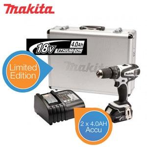 iBood Home & Living - Makita 18V accu schroef- / klopboormachineset (2x 4.0Ah accu) Special Edition