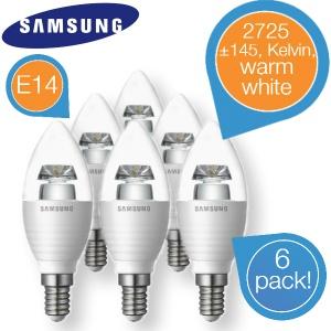 iBood Home & Living - Samsung 6 pack LED lampen, 300 Lumen