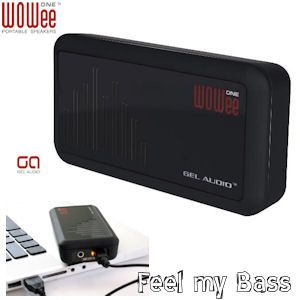 iBood - Hoogwaardig geluid voor onderweg: Wowee One met Gel Audio™-subwoofer technologie!