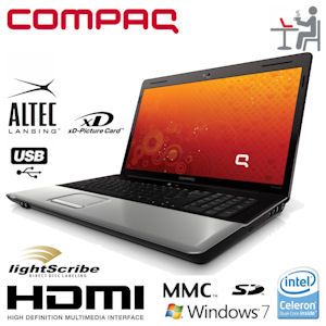 iBood - HP Compaq Presario Notebook met 17.3” LED Scherm, Windows 7 en HDMI Aansluiting