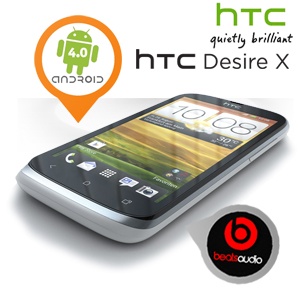 iBood - HTC Desire X Android 4.0 Smartphone WIT