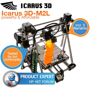 iBood - Icarus 3D-M2L – Eindelijk een betaalbare 3D printer
