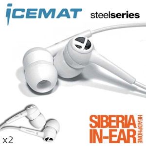 iBood - Icemat Siberia In-Ear Headphones Duopack