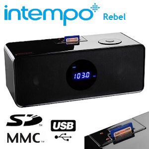 iBood - Intempo Rebel Radio met MP3 opname functie en SD kaartlezer