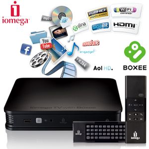 iBood - Iomega TV met Boxee en 2 TB: Je favoriete Internetcontent op je breedbeeld TV