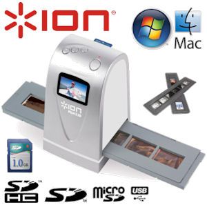 iBood - Ion Film2SD 5 Megapixel Dia en Negatief Scanner met 1GB SD-geheugenkaart