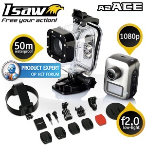 iBood - ISAW A2 Ace: eindelijk een Full HD actiecamera zoals het hoort!