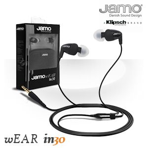 iBood - Jamo in30 wEAR In Ear Earphones met Superieure, natuurlijke geluids reproductie
