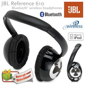 iBood - JBL Reference 610 Bluetooth Wireless Headphones met Dongle for iPod