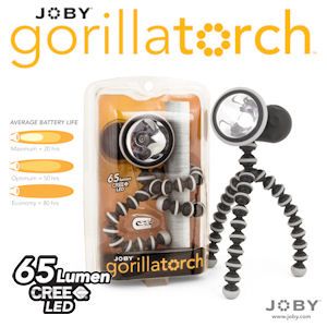 iBood - Joby Gorillatorch – Zaklamp op Flexibel Statief met Magnetische voetjes