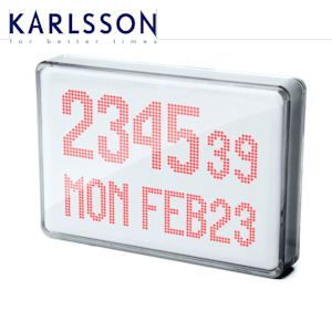 iBood - Karlsson LS-LED wallclock met 1500 ledlampjes