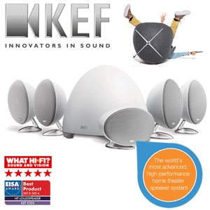 iBood - KEF E-305 High-End 5.1 home-theatre systeem - Pure White