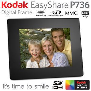 iBood - Kodak 7 inch LCD Digital Fotoframe Easyshare met Quick Touch Border en dubbele Memory Card ingang