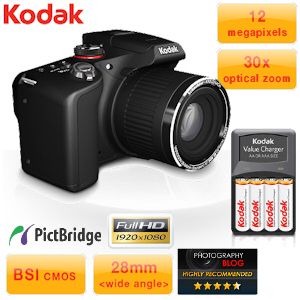 iBood - Kodak Easyshare MAX Z990 12MP Digitale Camera met 30x Optische Zoom, HD Video Capture en BSI CMOS!