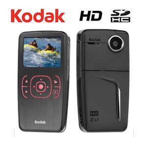 iBood - Kodak ZX1 Compacte HD Pocket Video Camera Zwart