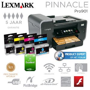 iBood - Lexmark Pinnacle Pro 910 All-in-one met groot kleuren touchscreen met WLAN en 5 jaar garantie