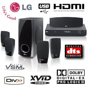 iBood - LG 500 Watt 5.1 Home Cinema Set met DVD speler en USB opname functie
