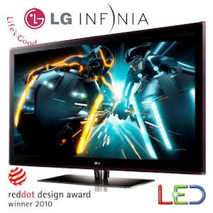 iBood - LG Infinia 32” Full HD Ultradunne LED Televisie met Borderless Design en Vier HDMI-aansluitingen