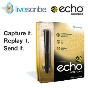 iBood - Livescribe 2gb Echo smartpen -  Capture it, replay it and resend it! Met Myscript voucher