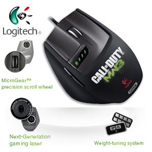 iBood - Logitech programmeerbare Laser Mouse G9x met instelbare dpi van 200 tot 5700 dpi