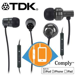 iBood - Luister muziek en voer gesprekken met de TDK SP60 en SP70 oordoppen