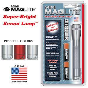 iBood - Maglite 2 Cell Mini AA, Rood, Grijs of Zilver