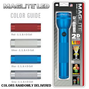 iBood - Maglite 2D Cell, Rood, Grijs, Zilver of Blauw