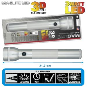 iBood - Maglite 3D-cell LED Zilver