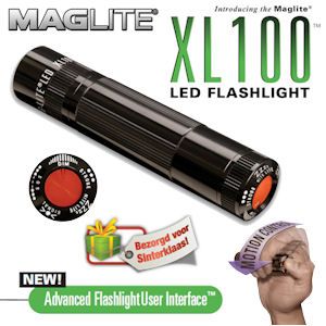 iBood - Maglite XL 100 Motion Controlled LED Zaklamp met Vijf Geavanceerde Functies