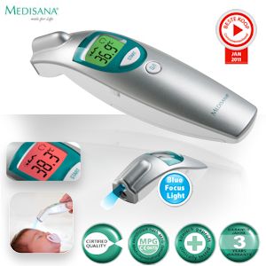 iBood - Medisana FTN contactloze thermometer met Blue Focus Light - Koorts meten zonder aanraken, snel en zonder fouten!