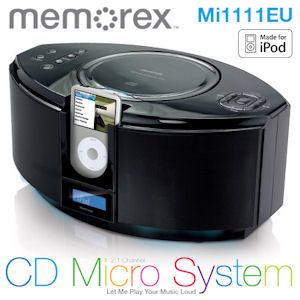 iBood - Memorex CD Micro System voor iPod en CD