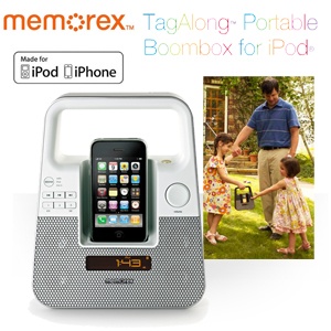 iBood - Memorex Portable Boombox for iPod and iPhone