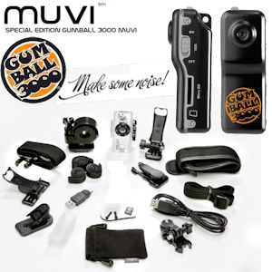 iBood - Muvi Micro Camcorder Gumball 3000 editie - met extravagante accessoires pakket