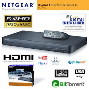 iBood - NETGEAR EVA Digital Entertainer Express 9100 Full HD Mediaspeler en Settopbox
