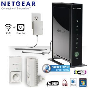 iBood - NETGEAR Kit met N300 router en Powerline AV-adapters voor een eenvoudige, betrouwbaar & veilig netwerk!