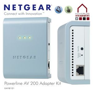 iBood - NETGEAR Powerline AV 200Mbps Adapter Kit – Verander je Stroomnetwerk in een Supersnel Datanetwerk!