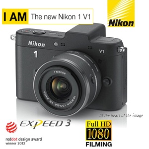 iBood - Nikon 1 V1 snelle en intelligente systeemcamera met 10-30mm objectief
