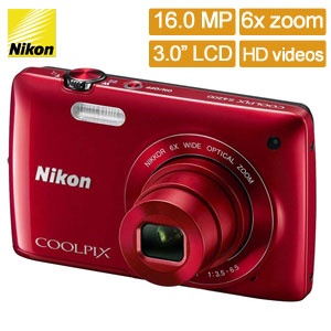 iBood - Nikon Coolpix S4200 compactcamera met 16.0 MP 3 inch scherm en HD Video!