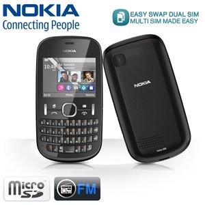 iBood - Nokia Asha 200 Qwerty smartphone met dual sim functie!