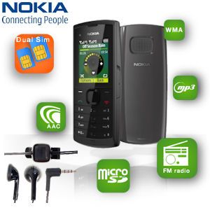 iBood - Nokia Dual SIM, dual-standby mobiele telefoon met MP3, FM radio en een uitzonderlijk lange accuduur!