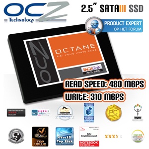iBood - OCZ Octane 256GB supersnelle Solid State Drive met SATAIII 6Gb/s interface