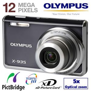 iBood - Olympus 12 Megapixel Digitale Camera met 5x Optische Zoom en dubbele beeldstabilisator